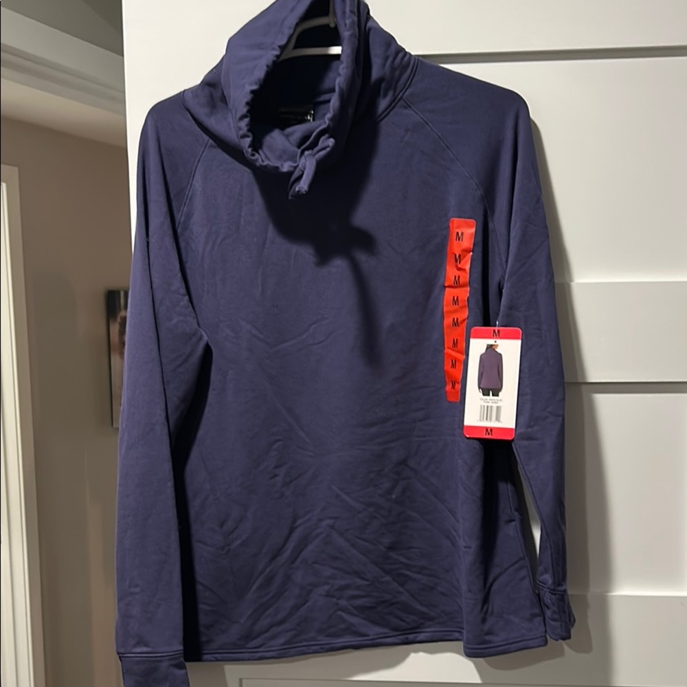 Purple Cowl Neck. NWT. Costco. Medium